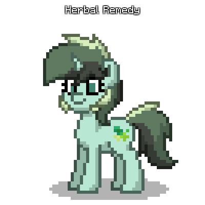 Size: 400x400 | Tagged: safe, derpibooru import, oc, oc:herbal remedy, unofficial characters only, pony, unicorn, pony town, female, image, png, simple background, solo, transparent background