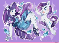 Size: 1200x878 | Tagged: dead source, safe, artist:rinn11201, rarity, pony, equestria girls, friendship games, clothes, diamond, human ponidox, image, jpeg, school spirit, self ponidox