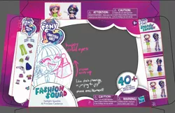 Size: 2188x1418 | Tagged: safe, artist:vanessa mack, official, princess cadance, sci-twi, twilight sparkle, equestria girls, my little pony: pony life, clothes, concept art, dean cadance, doll, fashion squad, gray background, image, jpeg, packaging, simple background, sketch, toy