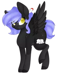 Size: 1341x1599 | Tagged: safe, artist:ohhoneybee, artist:pokaparida, derpibooru import, oc, oc:cloudy night, pegasus, pony, female, image, mare, png, simple background, solo, transparent background