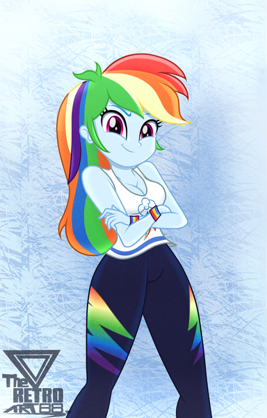 2951407 - safe, artist:reinbou, rainbow dash, pony, semi-anthro, alternate  hairstyle, arm hooves, blushing, cat ears, clothes, meme, sad cat dance,  simple background, solo - Derpibooru