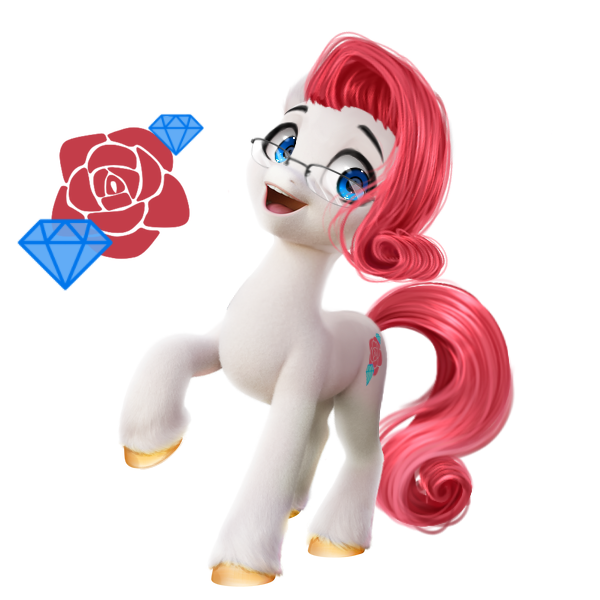 Size: 600x600 | Tagged: safe, artist:mayslost, derpibooru import, edit, oc, earth pony, pony, blue eyes, g5, g5edit, image, png, red hair, simple background, white background, white coat