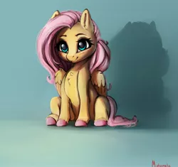 Size: 3768x3546 | Tagged: safe, artist:miokomata, derpibooru import, fluttershy, pegasus, pony, blushing, chest fluff, colored hooves, cute, ear fluff, female, freckles, freckleshy, image, jpeg, mare, shyabetes, smiling, solo