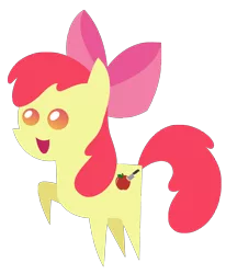 Size: 1878x2278 | Tagged: safe, artist:reitanna-seishin, derpibooru import, apple bloom, earth pony, pony, alternate cutie mark, female, filly, image, png, pointy ponies, solo, vector