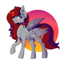 Size: 6550x6400 | Tagged: safe, artist:tessa_key_, derpibooru import, oc, oc:evening prose, unofficial characters only, pegasus, pony, female, freckles, image, jewelry, mare, necklace, pearl necklace, png