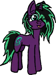 Size: 1180x1595 | Tagged: safe, artist:duskendraws, derpibooru import, edit, oc, oc:iota spark, unofficial characters only, pony, unicorn, :p, derpibooru exclusive, female, image, mlem, one eye closed, png, silly, simple background, solo, tongue out, transparent background, wink