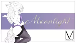 Size: 8192x4680 | Tagged: suggestive, artist:maximus, derpibooru import, oc, oc:moonlight/, anthro, unicorn, image, looking at you, looking back, looking back at you, maximus 2021 calendar, png, solo