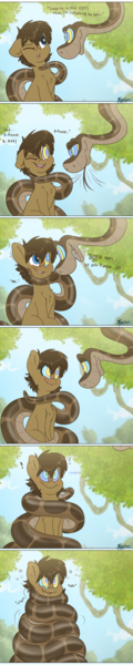 Size: 2550x12730 | Tagged: safe, artist:fluffyxai, derpibooru import, oc, oc:spirit wind, earth pony, pony, snake, coiling, coils, hypno eyes, hypnosis, hypnotized, image, kaa, kaa eyes, male, png, stallion, tail, tail wrap, wrapped snugly, wrapped up, wrapping