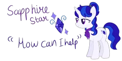 Size: 4160x2104 | Tagged: safe, artist:ginmay, derpibooru import, oc, oc:sapphire star, unofficial characters only, pony, unicorn, female, horn, image, png, simple background, smiling, solo, transparent background, unicorn oc