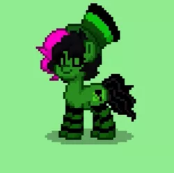 Size: 459x456 | Tagged: safe, derpibooru import, oc, oc:toxicpie, pony, pony town, alternate universe, clothes, female, hat, image, jpeg, mare, socks