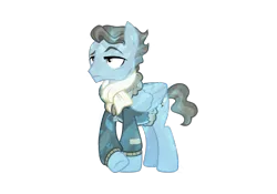 Size: 2388x1668 | Tagged: safe, artist:magoconut, derpibooru import, edit, edited screencap, screencap, wind rider, crystal pony, pegasus, pony, folded wings, full body, image, lidded eyes, male, png, raised eyebrow, simple background, solo, stallion, standing, transparent background, wings