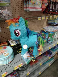 Size: 3000x4000 | Tagged: safe, derpibooru import, rainbow dash, pegasus, pony, blue's clues, image, irl, irl photo, jpeg, photo, piñata, price tag, shelf, store, walmart