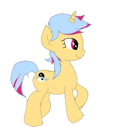 Size: 1099x1099 | Tagged: safe, artist:discocade, derpibooru import, oc, oc:galaxy chaos, unofficial characters only, pony, unicorn, derpibooru community collaboration, 2022 community collab, female, image, png, simple background, solo, transparent background