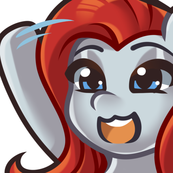 Size: 1000x1000 | Tagged: safe, artist:azure_designs, derpibooru import, pegasus, pony, derpibooru community collaboration, 2022 community collab, emote, image, png, simple background, solo, transparent background, twitch, waving