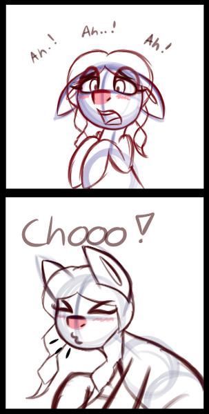 Size: 311x615 | Tagged: safe, artist:testing the waters, derpibooru import, oc, pony, cute, female, fetish, floppy ears, image, nostril flare, nostrils, png, pre sneeze, red nosed, sneeze spray, sneezing, sneezing fetish, spray