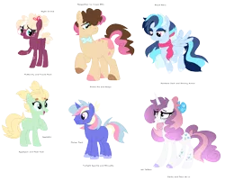 Size: 1500x1206 | Tagged: safe, artist:tragedy-kaz, derpibooru import, oc, unofficial characters only, pegasus, pony, unicorn, base used, bedroom eyes, crack ship offspring, eyelashes, female, horn, image, magical lesbian spawn, male, mare, offspring, parent:applejack, parent:fleetfoot, parent:fleur-de-lis, parent:fluttershy, parent:frazzle rock, parent:hoops, parent:minuette, parent:pinkie pie, parent:rainbow dash, parent:rarity, parent:shining armor, parent:twilight sparkle, parents:fleurity, pegasus oc, png, simple background, stallion, transparent background, unicorn oc, wings