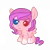 Size: 4000x4000 | Tagged: safe, artist:naturajellyfish, derpibooru import, oc, oc:charmine, unofficial characters only, pegasus, pony, absurd resolution, baby, baby pony, blue eye, coat marking, cute, heterochromia, image, ocbetes, pegasus oc, png, red eye, simple background, sitting, smiling, socks (coat marking), solo, spread wings, tail, transparent background, two toned mane, two toned tail, wings