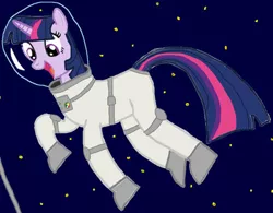 Size: 1154x901 | Tagged: safe, artist:red-brick-1, derpibooru import, twilight sparkle, pony, unicorn, 1000 hours in ms paint, astronaut, cropped, female, helmet, image, mare, ms paint, png, solo, space, spacesuit, unicorn twilight