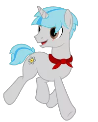 Size: 4000x5000 | Tagged: safe, artist:temerdzafarowo, derpibooru import, oc, oc:atom front, unofficial characters only, pony, unicorn, derpibooru community collaboration, 2022 community collab, image, male, necktie, pioneer, png, red, simple background, solo, stallion, tied up