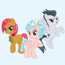 Size: 1080x1080 | Tagged: safe, artist:i.have.a.crush.on.rainbow.dash, derpibooru import, babs seed, cozy glow, rumble, image, jpeg, older, older babs seed, older cozy glow, older rumble, trio