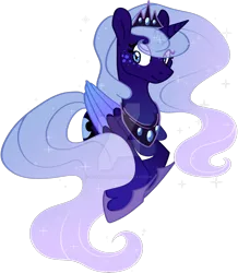 Size: 1280x1465 | Tagged: safe, artist:rohans-ponies, derpibooru import, princess luna, pony, deviantart watermark, image, obtrusive watermark, png, simple background, solo, transparent background, watermark