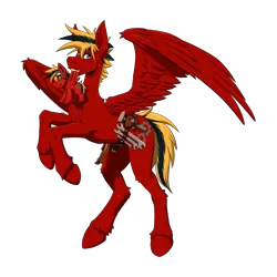 Size: 1400x1400 | Tagged: safe, artist:twotail813, derpibooru import, oc, oc:gear, unofficial characters only, pegasus, derpibooru community collaboration, 2022 community collab, hammer, image, male, plushie, png, simple background, smiling, solo, solo male, tools, transparent background, wings, wrench