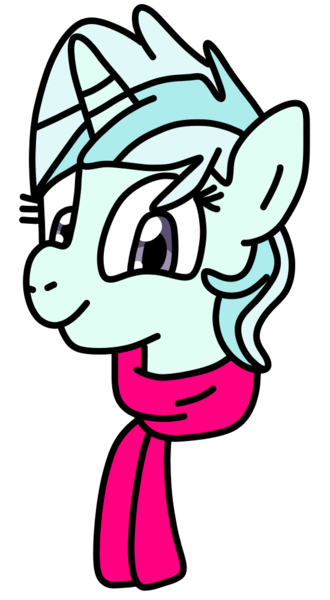 Size: 550x1000 | Tagged: safe, artist:jadeharmony, derpibooru import, oc, oc:riski alpine, unofficial characters only, pony, unicorn, icey-verse, bust, clothes, female, image, mare, offspring, parent:double diamond, parent:lyra heartstrings, parents:lymond, png, scarf, simple background, solo, transparent background