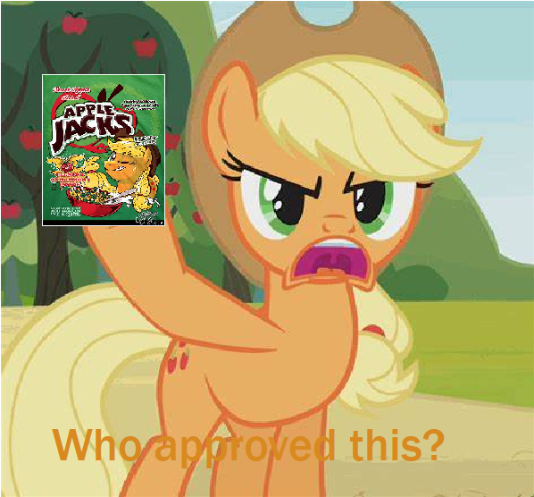Size: 598x556 | Tagged: episode needed, safe, artist:gbillustrations, artist:thegamerpainter, derpibooru import, edit, edited screencap, screencap, applejack, earth pony, pony, advertisement, angry, apple, apple jacks, apple tree, applejack cereal, asking, caption, cereal, custom, food, hood hold, image, image macro, irl, open mouth, parody, photo, png, pun, solo, text, text edit, toy, tree, uvula