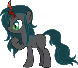 Size: 7906x6972 | Tagged: safe, artist:shootingstarsentry, derpibooru import, oc, oc:nightshade (digimonlover101), changepony, hybrid, absurd resolution, female, image, interspecies offspring, offspring, parent:king sombra, parent:queen chrysalis, parents:chrysombra, png, simple background, solo, transparent background, vector