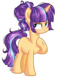 Size: 1700x2200 | Tagged: safe, artist:gihhbloonde, derpibooru import, oc, unofficial characters only, pony, unicorn, base used, chest fluff, clothes, eyelashes, female, hoof on chest, horn, image, mare, offspring, parent:flash sentry, parent:twilight sparkle, parents:flashlight, png, simple background, smiling, solo, transparent background, unicorn oc