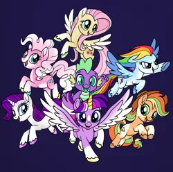 Size: 1024x1016 | Tagged: safe, artist:incendiarymoth, derpibooru import, applejack, fluttershy, pinkie pie, rainbow dash, rarity, spike, twilight sparkle, alternate design, base used, coloring page, image, jpeg, mane seven, mane six, redesign, twitterina design