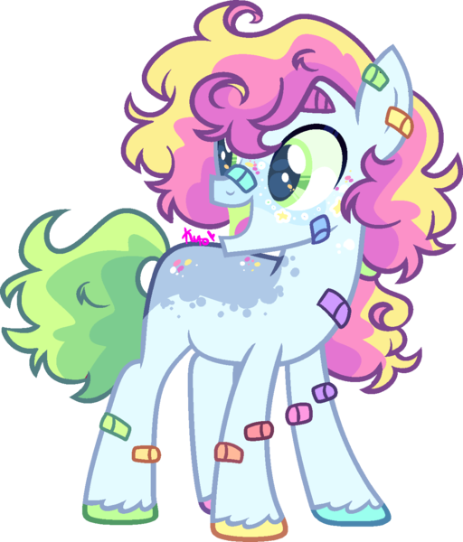 Size: 1198x1403 | Tagged: safe, artist:kurosawakuro, derpibooru import, oc, earth pony, pony, image, magical lesbian spawn, male, offspring, parent:coconut cream, parent:toola roola, png, simple background, solo, teenager, transparent background