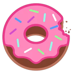Size: 3000x3000 | Tagged: safe, artist:pizzamovies, derpibooru import, cutie mark, donut, food, image, no pony, png, simple background, sprinkles, transparent background