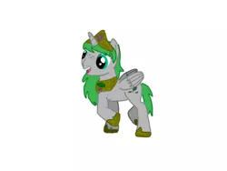 Size: 2048x1536 | Tagged: safe, artist:chanyhuman, derpibooru import, oc, oc:princess tree fairy, alicorn, pony, alicorn oc, alicorn princess, description, description is relevant, development, down syndrome, female, green hair, horn, image, png, positive body image, simple background, solo, white background, wings