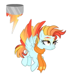 Size: 1350x1522 | Tagged: safe, artist:just-silvushka, derpibooru import, oc, unofficial characters only, pegasus, pony, base used, eyelashes, female, image, magical lesbian spawn, mare, offspring, parent:lightning dust, parent:rainbow dash, parents:rainbowdust, pegasus oc, png, simple background, smiling, solo, transparent background, wings