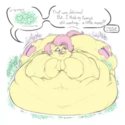 Size: 1280x1280 | Tagged: suggestive, artist:gabrielcoroum, derpibooru import, fluttershy, pegasus, pony, belly, belly bed, big belly, bingo wings, blob, both cutie marks, burp, butt, chubby cheeks, double chin, fat, fat fetish, fattershy, feedee, feedeeshy, female, fetish, flabby chest, gluttony, huge belly, huge butt, hungry, image, immobile, impossibly large belly, impossibly large butt, jiggle, large butt, messy, morbidly obese, obese, png, rolls of fat, rubbing hooves, simple background, smiling, solo, stomach noise, stuffed, tail, tail wag, talking to viewer, thighs, thunder thighs, wiggle