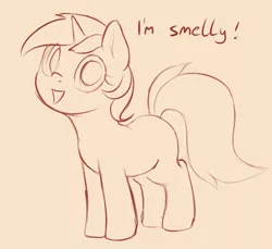 Size: 3302x3027 | Tagged: safe, artist:crade, ponybooru import, lyra heartstrings, pony, unicorn, dialogue, female, horn, image, looking at you, mare, monochrome, open mouth, png, simple background, sketch, solo