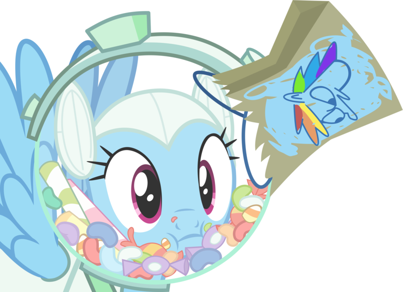 Size: 3404x2467 | Tagged: safe, artist:frownfactory, derpibooru import, rainbow dash, pegasus, pony, scare master, candy, clothes, costume, female, food, image, mare, png, simple background, solo, space helmet, transparent background, vector, wings