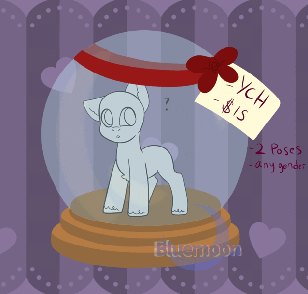 Size: 870x832 | Tagged: safe, artist:bluemoon, derpibooru import, oc, pony, chibi, christmas, commission, gif, hearths warming, holiday, image, snow globe, snowglobe pony, solo, ych example, your character here