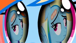 Size: 1920x1080 | Tagged: safe, derpibooru import, screencap, rainbow dash, magical mystery cure, read it and weep, a true true friend, eye reflection, image, jpeg, reflection
