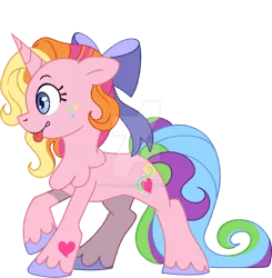 Size: 1280x1304 | Tagged: safe, artist:rohans-ponies, derpibooru import, rarity (g3), pony, bow, g3, g3 to g4, generation leap, hair bow, image, png, simple background, solo, transparent background