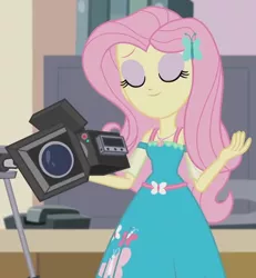 Size: 1594x1723 | Tagged: safe, derpibooru import, screencap, fluttershy, equestria girls, equestria girls series, outtakes (episode), cropped, image, jpeg, solo