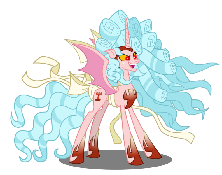 Size: 7759x6114 | Tagged: safe, artist:brutalityinc, derpibooru import, cozy glow, alicorn, pony, the ending of the end, absurd resolution, alicornified, cozycorn, female, giant demon alicorn cozy glow, image, mare, png, race swap, simple background, solo, transparent background, vector