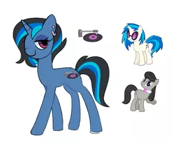 Size: 1205x1000 | Tagged: safe, artist:risswm, derpibooru import, octavia melody, vinyl scratch, oc, earth pony, pony, unicorn, ear piercing, earring, female, image, jewelry, magical lesbian spawn, mare, offspring, parent:octavia melody, parent:vinyl scratch, parents:scratchtavia, piercing, png, simple background, white background