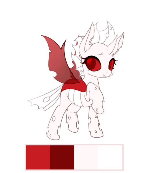 Size: 1280x1507 | Tagged: safe, artist:loyaldis, derpibooru import, oc, changeling, albino, albino changeling, female, image, png, simple background, solo, transparent background