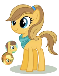 Size: 1072x1376 | Tagged: safe, artist:venomtwt-artistowo, derpibooru import, oc, earth pony, pony, base used, female, image, offspring, parent:applejack, parent:caramel, parents:carajack, png, simple background, teenager, transparent background