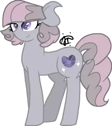Size: 840x947 | Tagged: safe, artist:gallantserver, derpibooru import, oc, oc:quartzite, earth pony, pony, female, image, magical lesbian spawn, mare, offspring, parent:maud pie, parent:pinkie pie, parents:pinkiemaud, png, product of incest, simple background, solo, transparent background