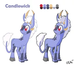 Size: 1544x1349 | Tagged: safe, artist:torusthescribe, derpibooru import, oc, unofficial characters only, hybrid, duo, horns, image, interspecies offspring, jpeg, male, offspring, parent:discord, parents:discolight, parent:twilight sparkle, smiling