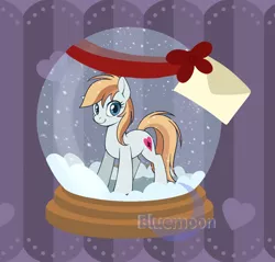 Size: 1740x1664 | Tagged: safe, artist:bluemoon, artist:ponykillerx, edit, editor:unofficial edits thread, oc, oc:aryanne, earth pony, pony, commission, cute, female, image, looking at you, mare, png, snow globe, solo, subverted ych, your character here