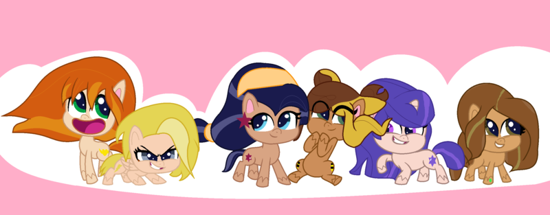 Size: 2524x986 | Tagged: safe, artist:sunmint234, derpibooru import, earth pony, pony, unicorn, spoiler:pony life, barbara gordon, batgirl, bumblebee (dc), dc superhero girls, diana prince, green lantern jessica cruz, image, jessica cruz, kara danvers, kareen beecher, png, solo, spoilers for another series, supergirl, wonder woman, zatanna, zee zatara